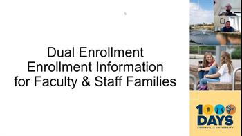 View thumbnail for Dual Enrollment Information for Faculty and Staff Families